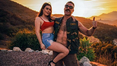 Bound and Pounded: Veronica Valentine's Outdoor Creampie Adventure