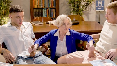 Quiet Please: Dee Williams Handles a Big Dick and Creampie Surprise