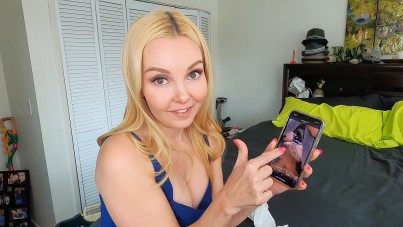 Mommy's POV: Aaliyah Love's Blonde Fetish and Hairy Pussy Play