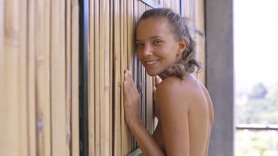 Sultry Russian Brunette Katya Clover Seduces in Sensual Babe Showcase