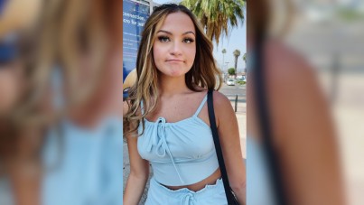 Innocent Teen Mila Monet's First Time on Camera: A POV Pickup Adventure