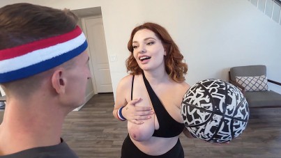 Annabel Redd's Big Ass and Tits Get Covered in Cum