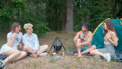 Intense Russian Anal Swap with Big Tits and Explosive Cumshots