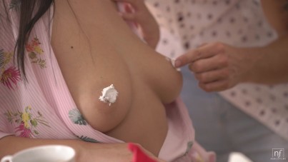 Alyssia Kent's Sweet Creampie Delight with Whipped Cream Fetish