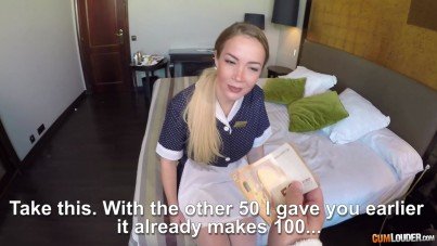 Seducing the Latina Hotel Maid in Uniform - POV Pickup with Big Ass Action