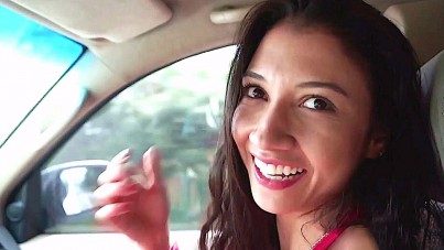 Young Latina Mariana Lopez Seduces with Her Shaved Pussy and Squeezes Her Tits