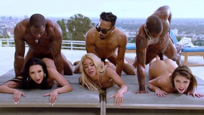 Unreal Blacked Orgy: Anal and Creampie Extravaganza with Big Dicks and Beautiful Babes