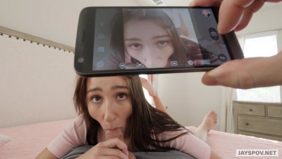Teen Brunette Carmen Rae's Intimate POV Creampie Experience