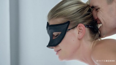 Blonde Bombshell Claudia Macc's Intense Vibrator Session in Stockings