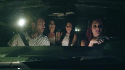 Moonlit Passion: Lacy Lennon's Outdoor Encounter with Joanna Angel and Katrina Jade