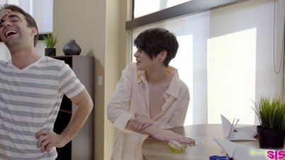 Sticky Stepsister Seduction: A POV Creampie Adventure