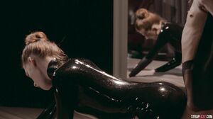 Intense Strap-On Action and Passionate Pussy Licking in Lesbian Delight
