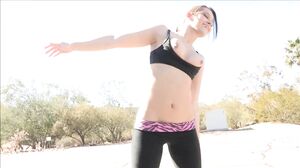 Petite Brunette Dani Daniels Enjoys a Sensual Solo Outdoor Session