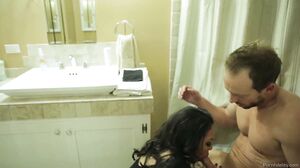 Adriana Luna's Hardcore Adventure: Big Tits and Intense Blowjob Action