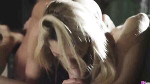 Romantic Encounter in France with a Petite Blonde Babe