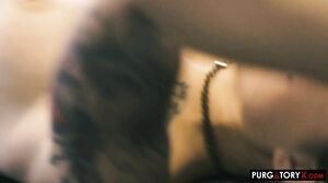 Brunette Teen's Wild Threesome Adventure with Big Tits