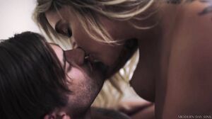 Busty Blonde MILF's Secret Closet Encounter