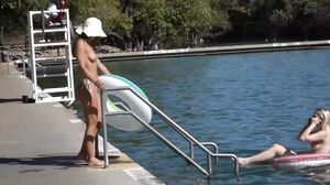 Sensual Sunbathing: Kaylee and Rocky Bare It All by the River