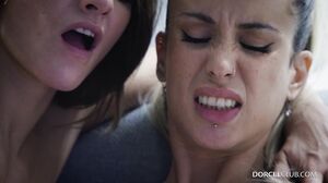 Blonde Ariana Cortez's Sensual Initiation: Lesbian Lingerie Play and Toy Tease
