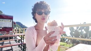Sunlit Solo Pleasure: A Sensual Beach Masturbation