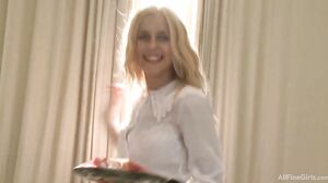 Petite Blonde Teen Begs for a Hard Fuck Right Now!