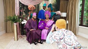 Ebony Beauties Gogo Fukme And August Skye'S Threesome At A Nigerian Owambe's Cam show and profile