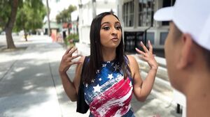 Stars, Stripes, and Sensual Soles: Hailey Rose's Hardcore Blowjob
