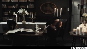 Lesbian Futanari Fantasy: Dark Blessing with Zazie Skymm and Dolly X