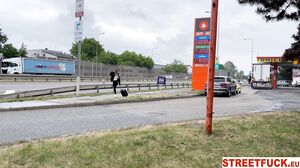 Blonde Teen's Hardcore POV Street Adventure Ends in Explosive Cumshot