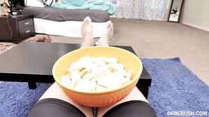 Stepdad'S Home: Blonde Teen'S Handjob Adventure's Cam show and profile