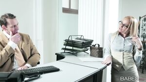 Hardcore Office Blowjob: Under My Foot