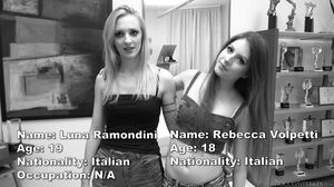 Hardcore Threesome Action With Rebecca Volpetti And Luna Ramondini's Cam show and profile