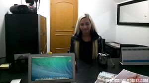 Czech Office POV: Seductive Supermodel Jana's Steamy Encounter