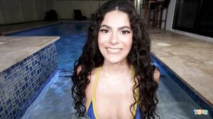 Sizzling Latina Teen Angel Gostosa'S Hardcore Poolside POV Adventure's Cam show and profile