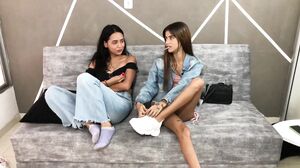 Bisexual Stepsisters Get Wild After A Night Out - Steamy Lesbian Action's Cam show and profile