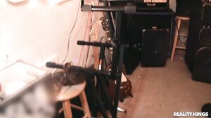 POV Rock N' Roll Latina Takes it All: Creampie, Blowjob, and Swallows