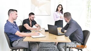 Busty MILF Lena Coxx'S Wild Office DP Gangbang Ends In A Cum Drench's Cam show and profile