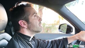 Blonde Teen Riley Star's Hardcore Roadside Adventure