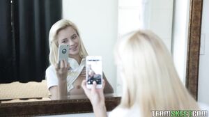Blonde Teen Riley Star's Hardcore Adventure: Saved By The Bell End
