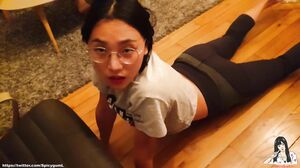 Asian Amateur's Wild First Threesome Experience