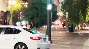 Caught Masturbating and Strutting Naked Through Las Vegas Streets