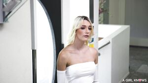 Blonde Bombshells Kenna and Blake Blossom in a Sensual Lesbian Encounter