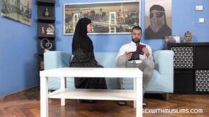 Muslim Milf's Hardcore Blowjob Session