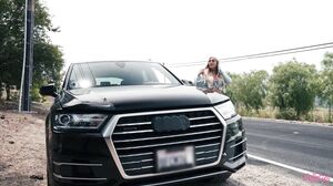 Pound Town Road Adventure: Busty MILFs and Petite Beauties in a Wild Outdoor Lesbian Encounter