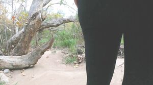 Brunette Teen Fiona Frost's Hardcore Hiking Adventure