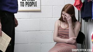 Busty MILFs Caught Shoplifting: A Hardcore Double Redhead Deal