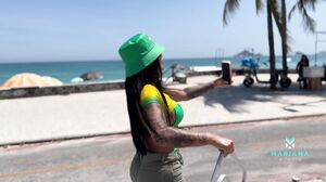 Beach Encounter Turns Wild: Mariana Martix's Multisquirt Adventure with a Stranger in Brazil