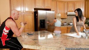 Seductive Stepsisters Jelena and Sammie Ignite Forbidden Lesbian Passion