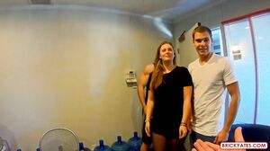 Brick Yates' Intense 3-Way Threesome Part 1: Big Ass Blowjob Frenzy