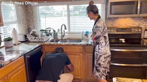 Busty Mature Hotwife's Wild Interracial Encounter with the Hung Plumber